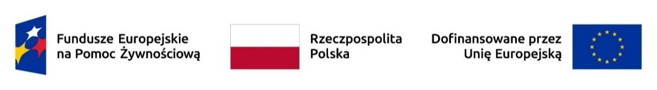 logo Fundusze Europejskie na Pomoc Żywnościową