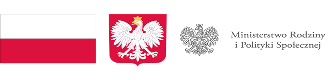 flaga polski, godło, logo ministerstwa