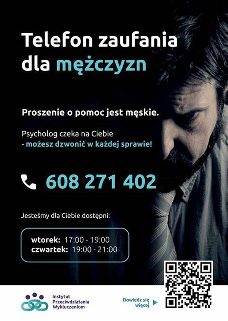 telefon zaufania dla mężczyzn