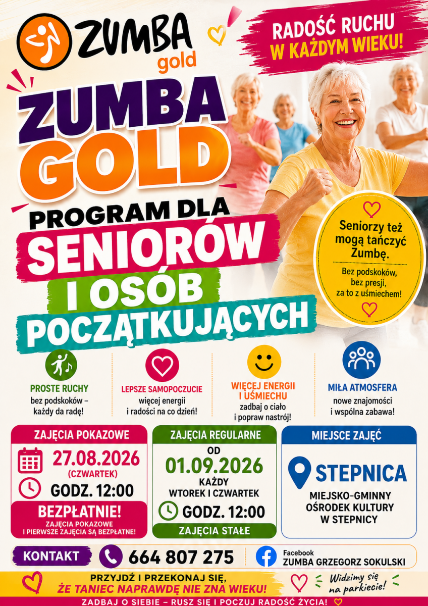 zumba dla seniorów i początkujących